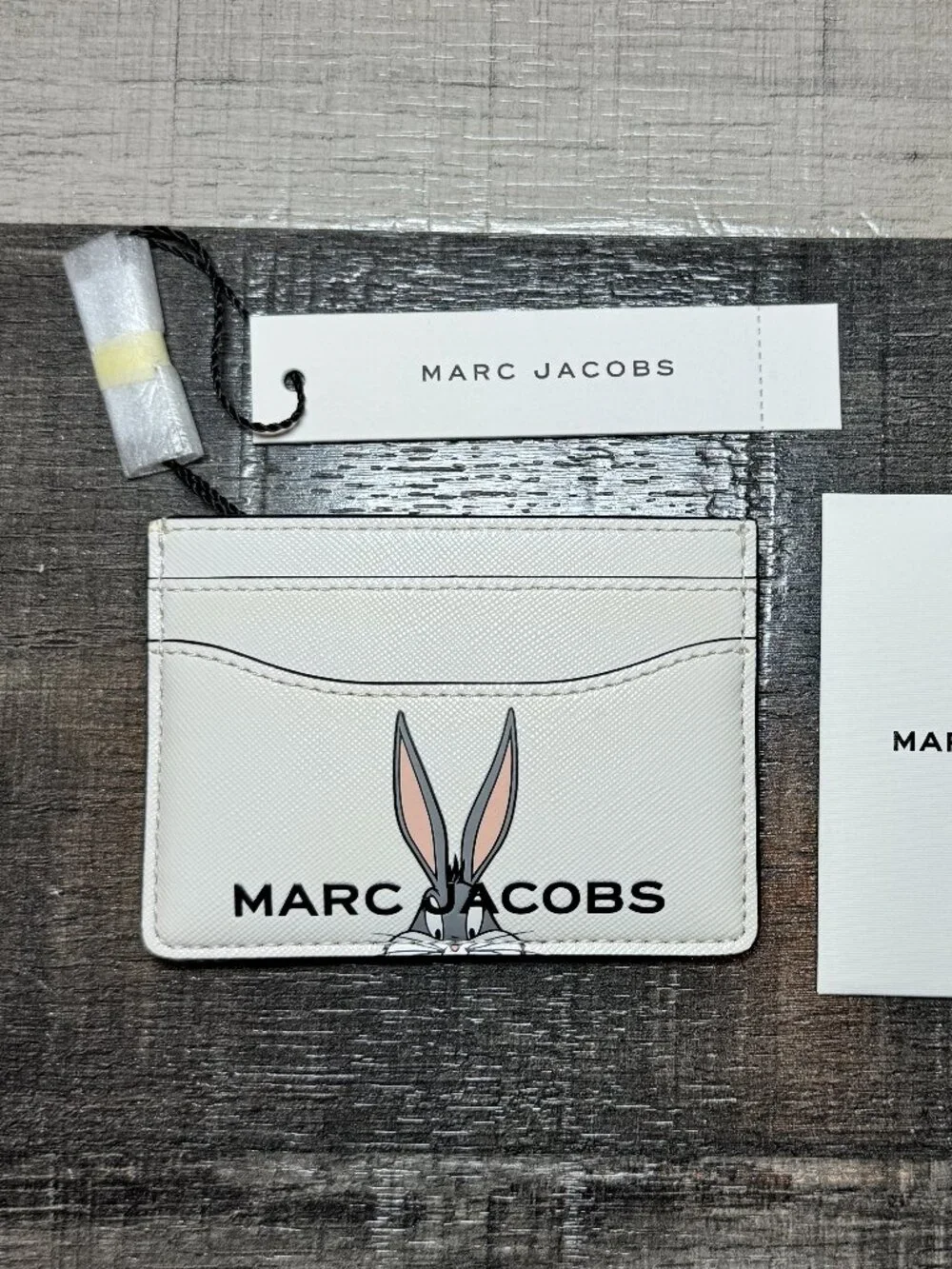 Marc Jacobs x Looney Tunes Bugs Bunny White Card Holder - 5 Slots